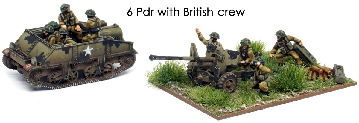 Loyd Carrier and 6pdr plus crews