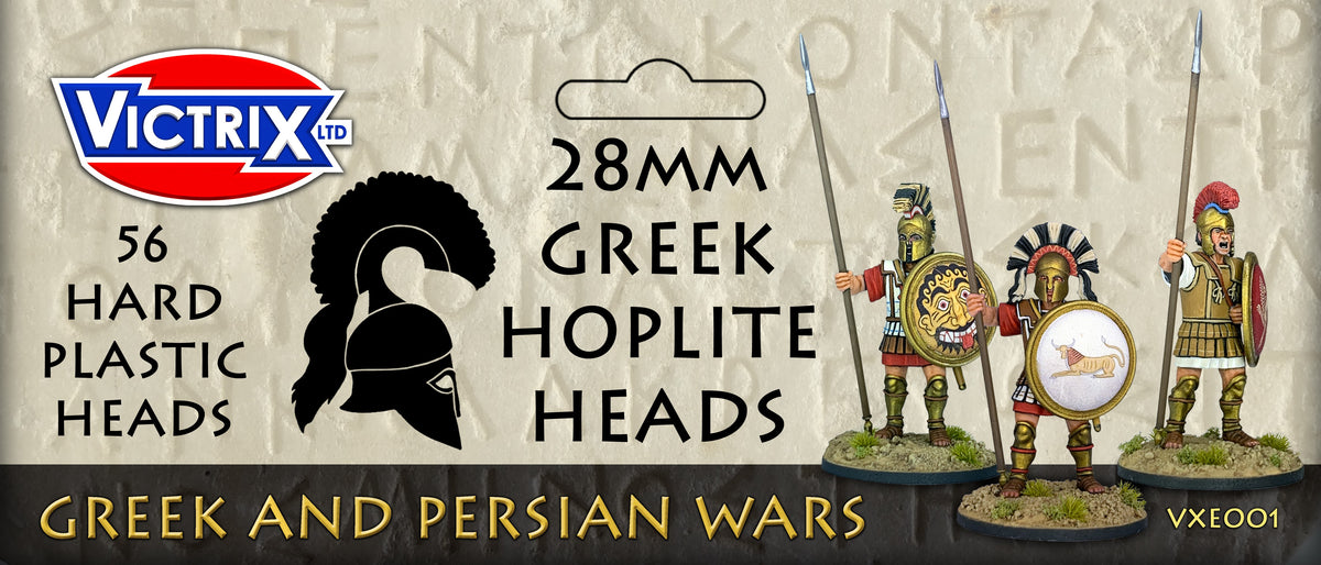 Greek Hoplite Heads x 56