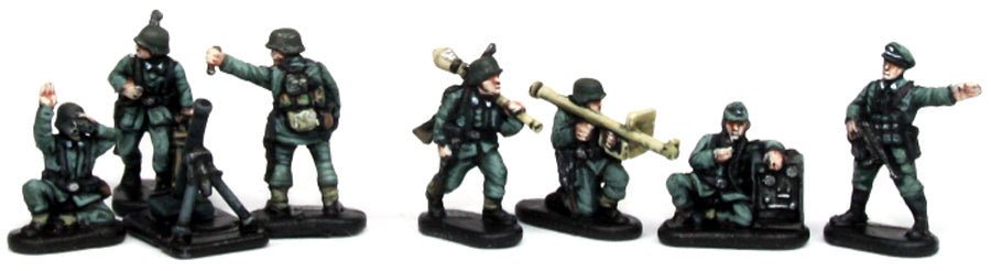 12mm WWII - German Infantry And Heavy Weapons