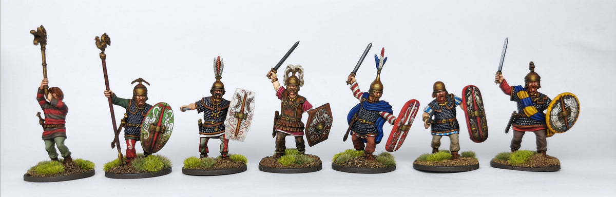 28mm Ancients - Gallic Armoured Warriors