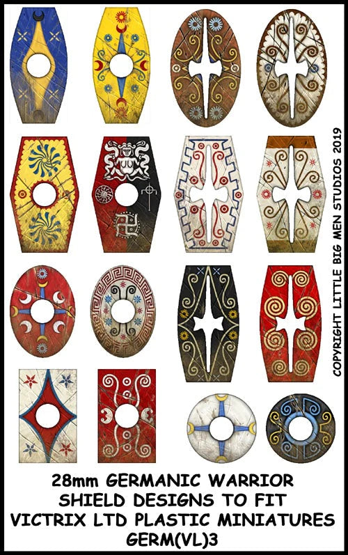 Germanic Warriors Shield Designs GERM 3