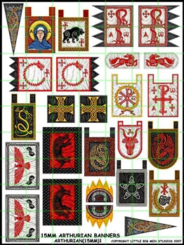 Battle Flag Shield Decals For Victrix Early Imperial Praetorian Guard – Cohort IV (28mm)