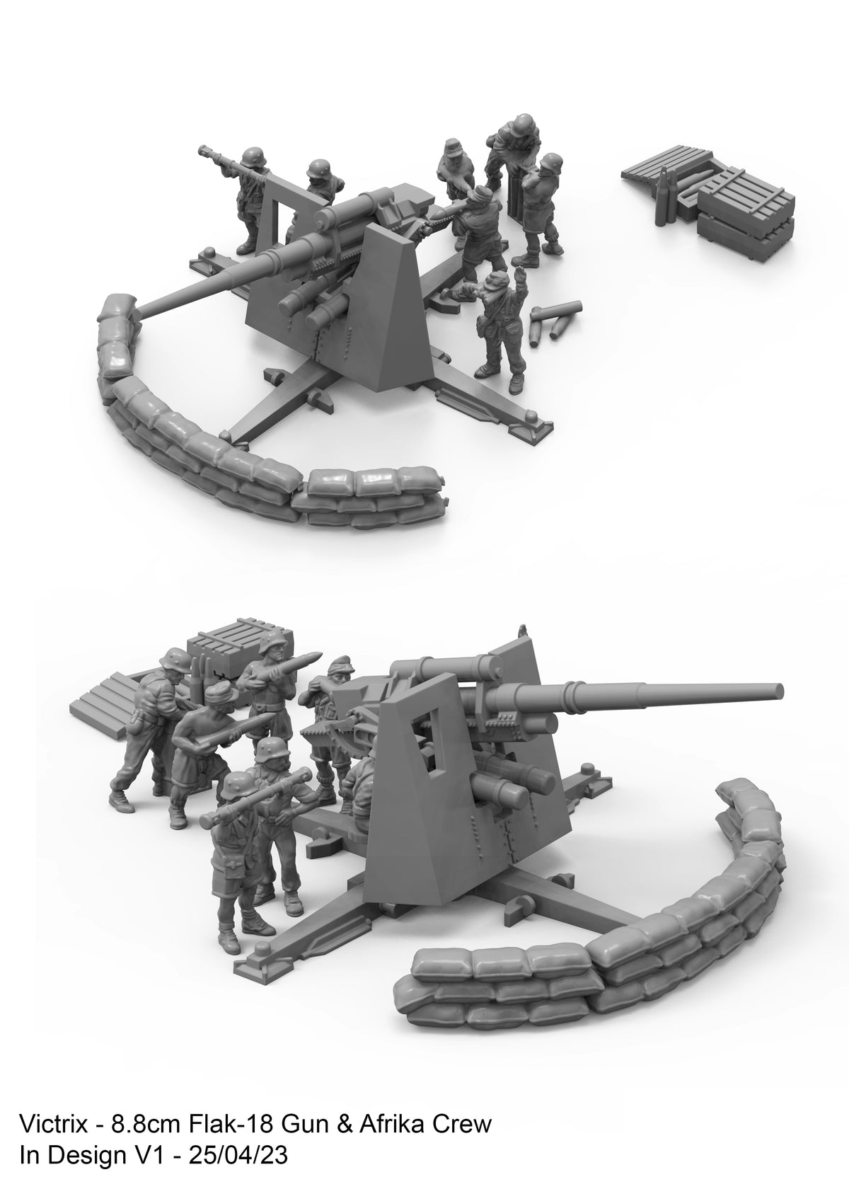 Deutsche 88-mm-Kanone und Sd.Kfz.7
