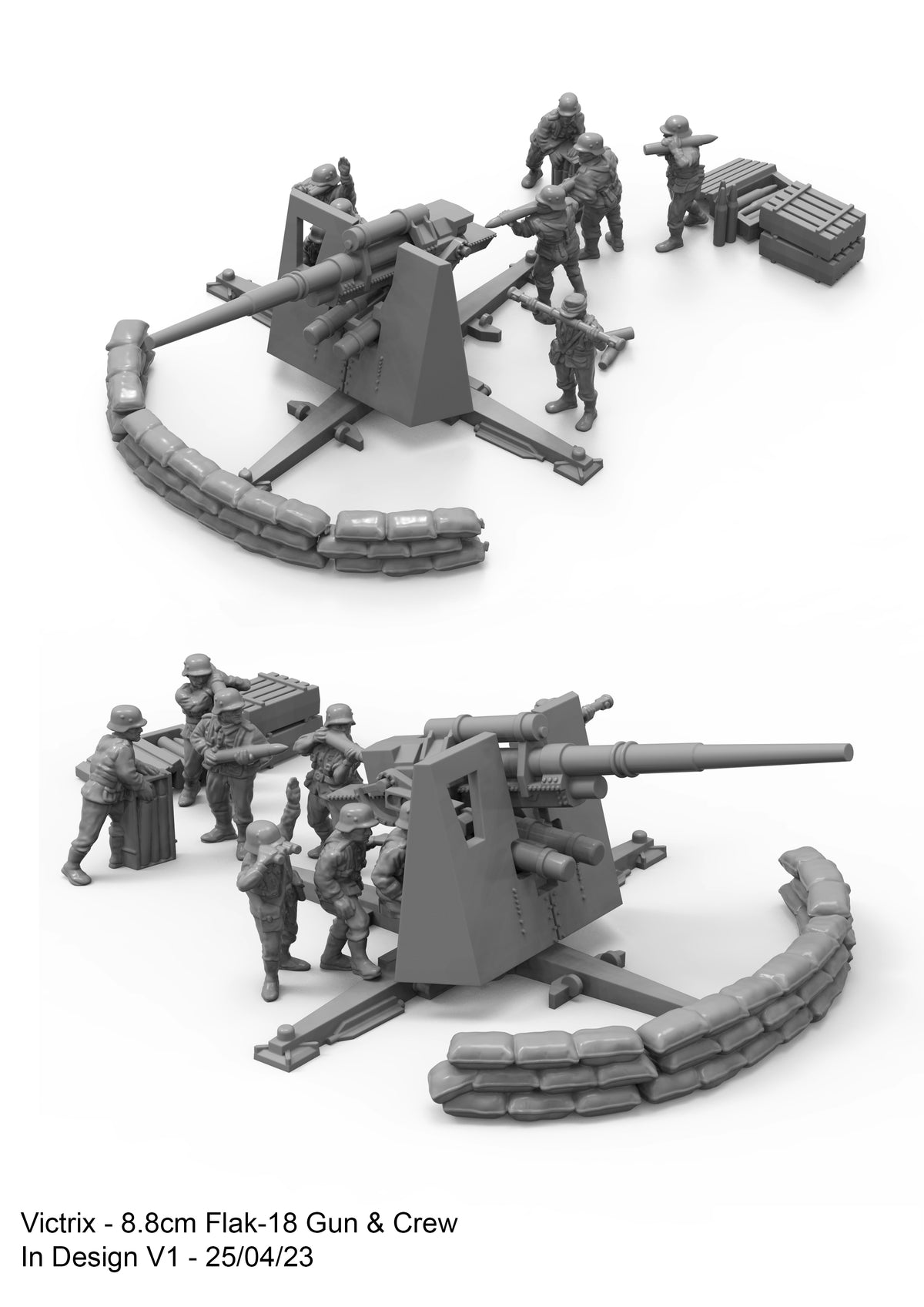 Deutsche 88-mm-Kanone und Sd.Kfz.7
