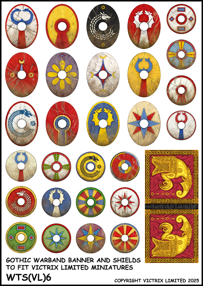 Goth Warband Banner Sheet