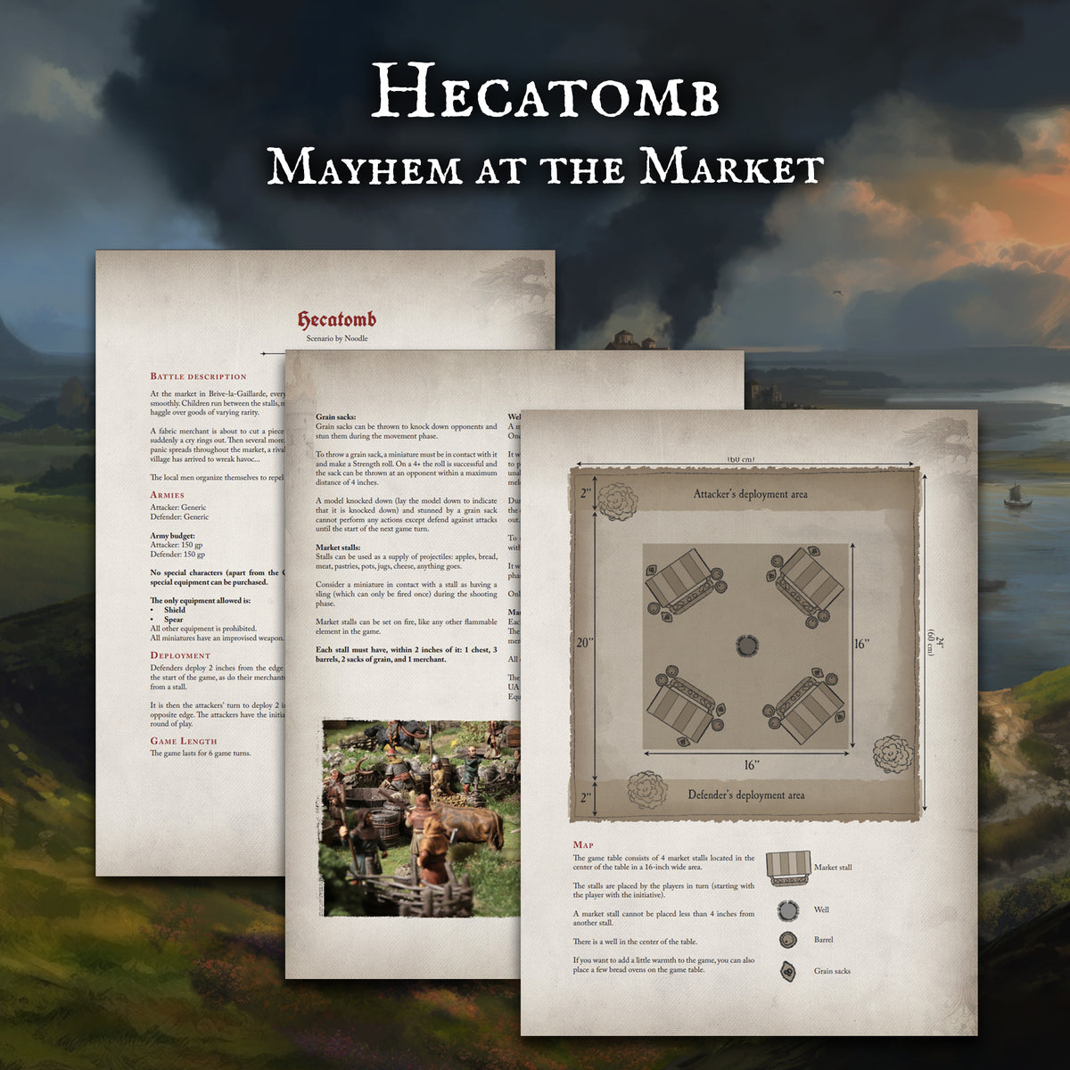Hecatomb - Mayhem at the Market Scenario