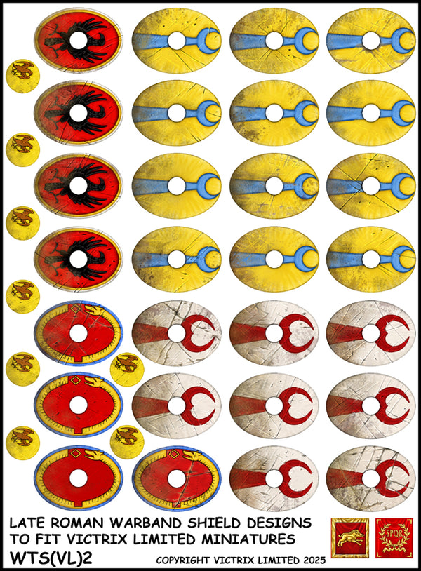 Late Roman Warband Banner Sheet 2 - Victrix Limited