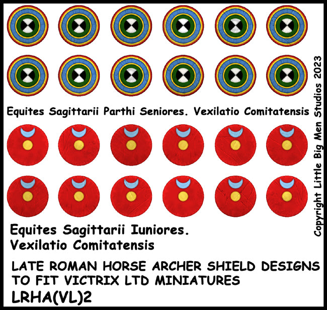 Design dello scudo per arciere a cavallo della tarda epoca romana 2