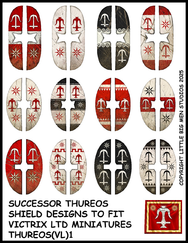 Successor Thureos Shield Designs Thureos 1.
