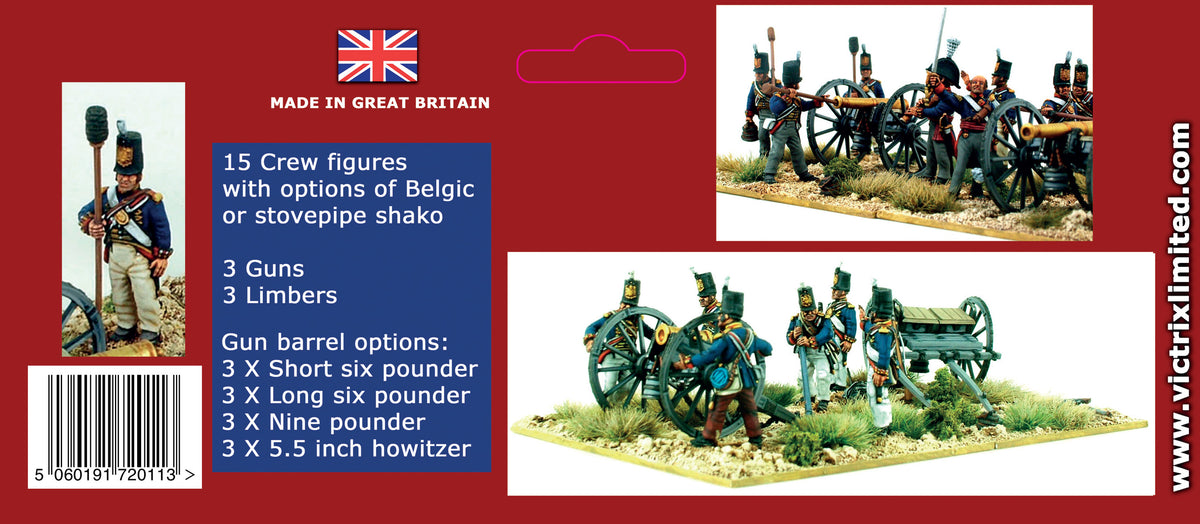 Artillerie à pied napléonienne britannique