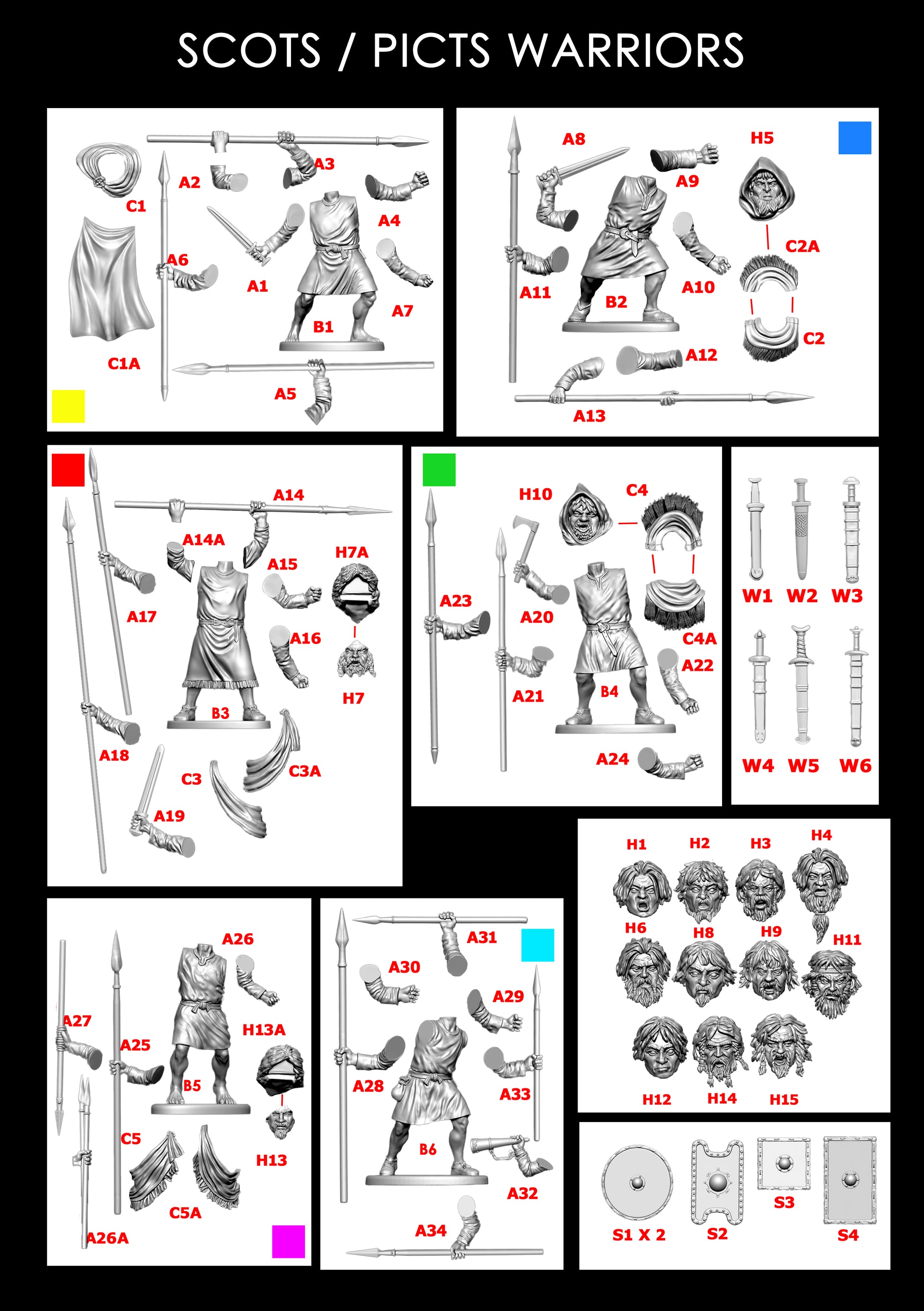 Scots/Picts Warriors - Victrix Limited