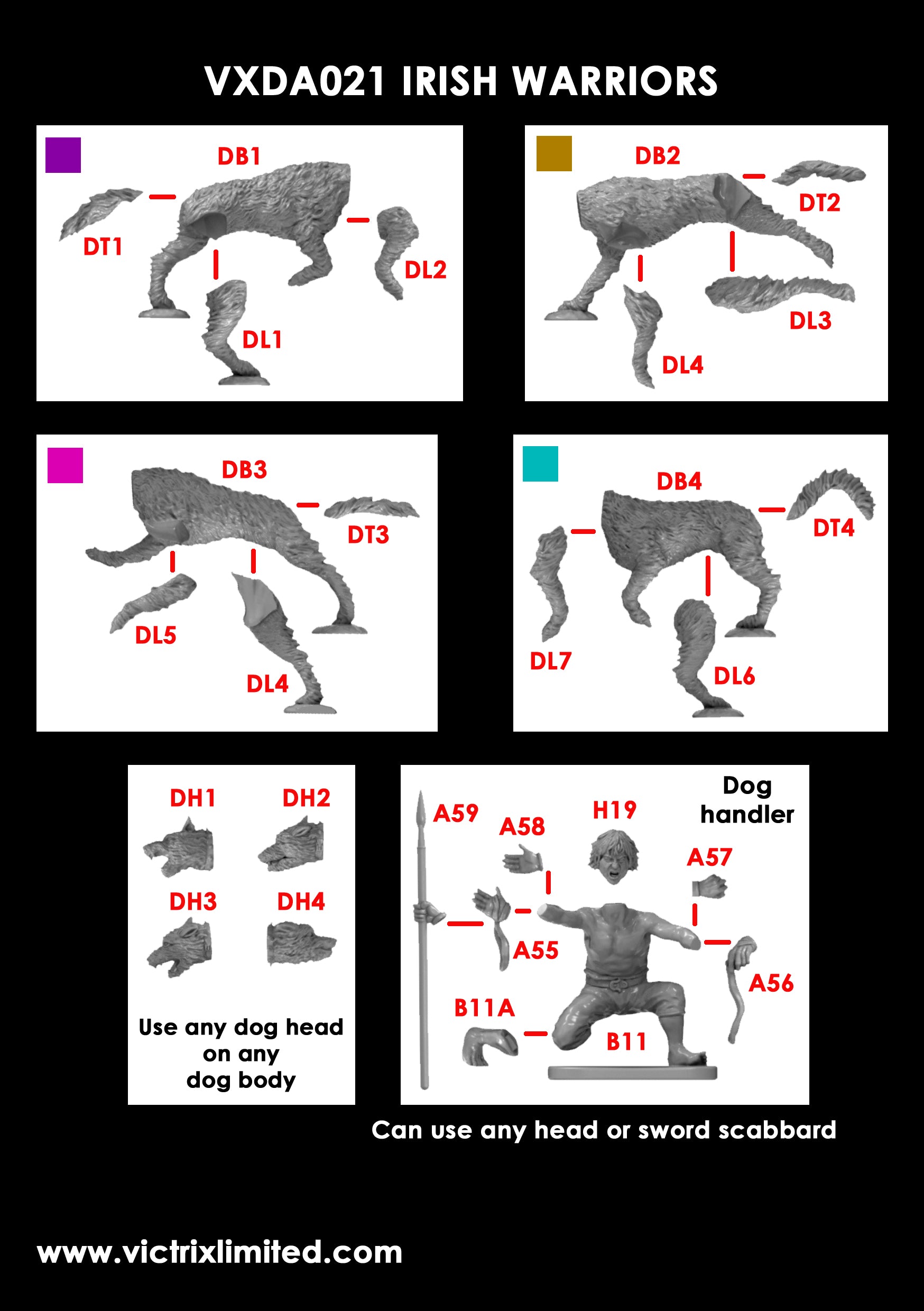Victrix Dogs Dark Age Irish & Dogs - Victrix Limited