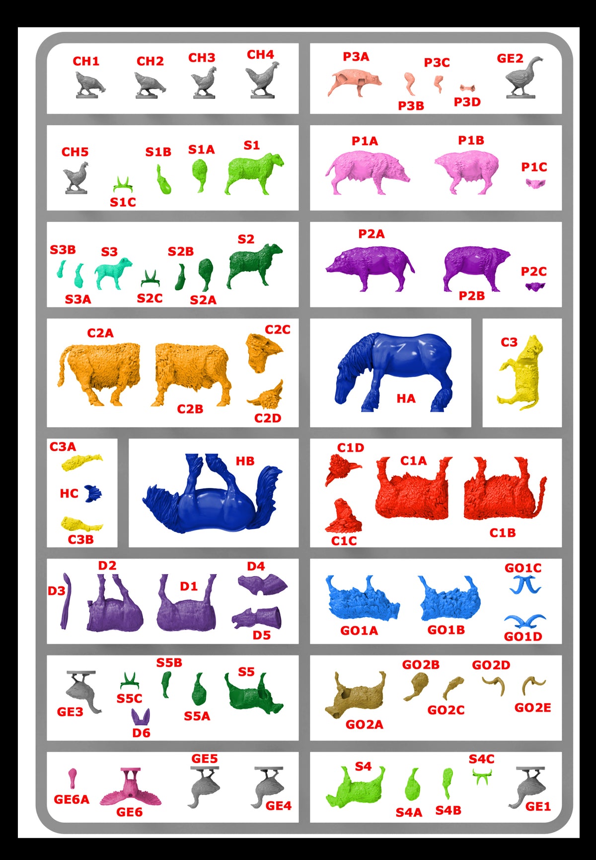 Medieval Farm Animals