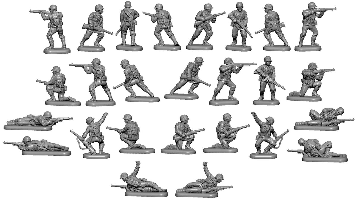 12mm WWII - US Infantry