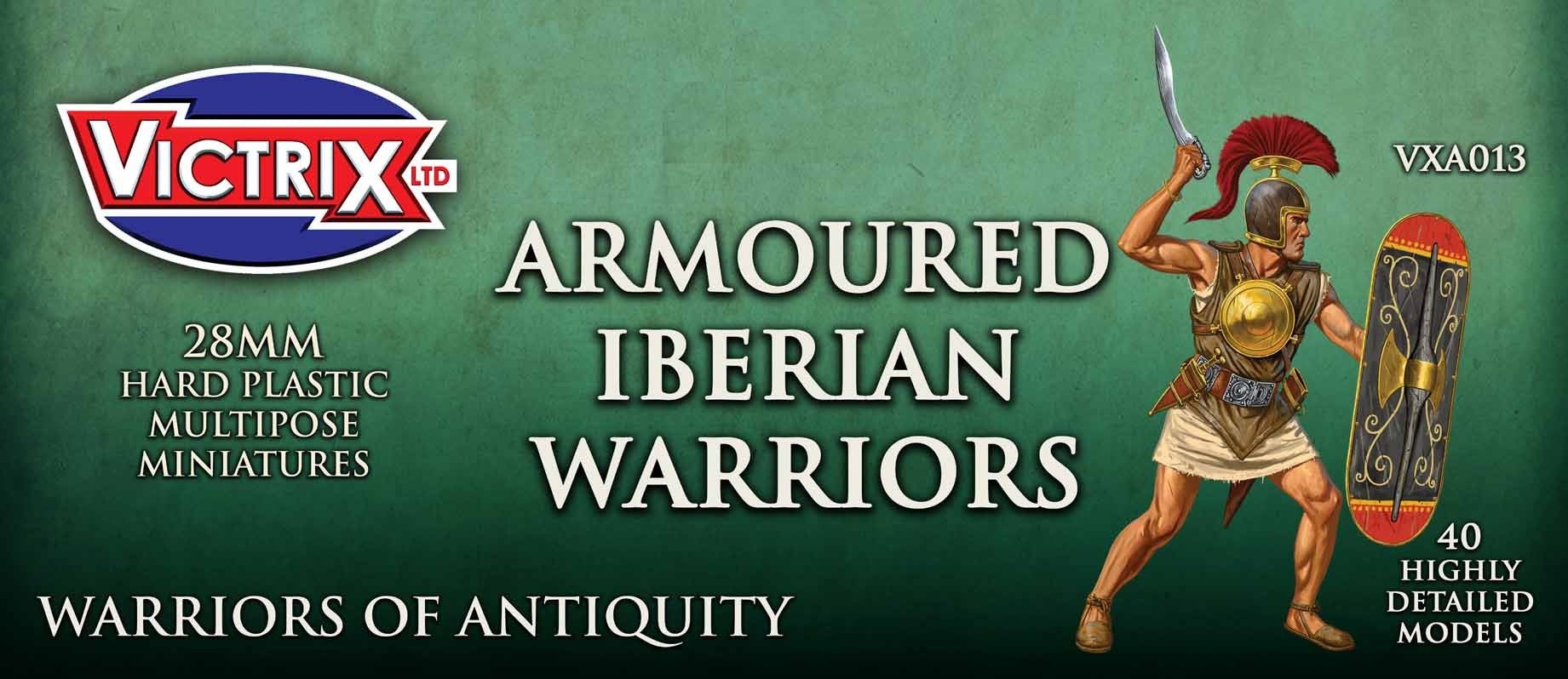 Antiguos guerreros armados ibéricos