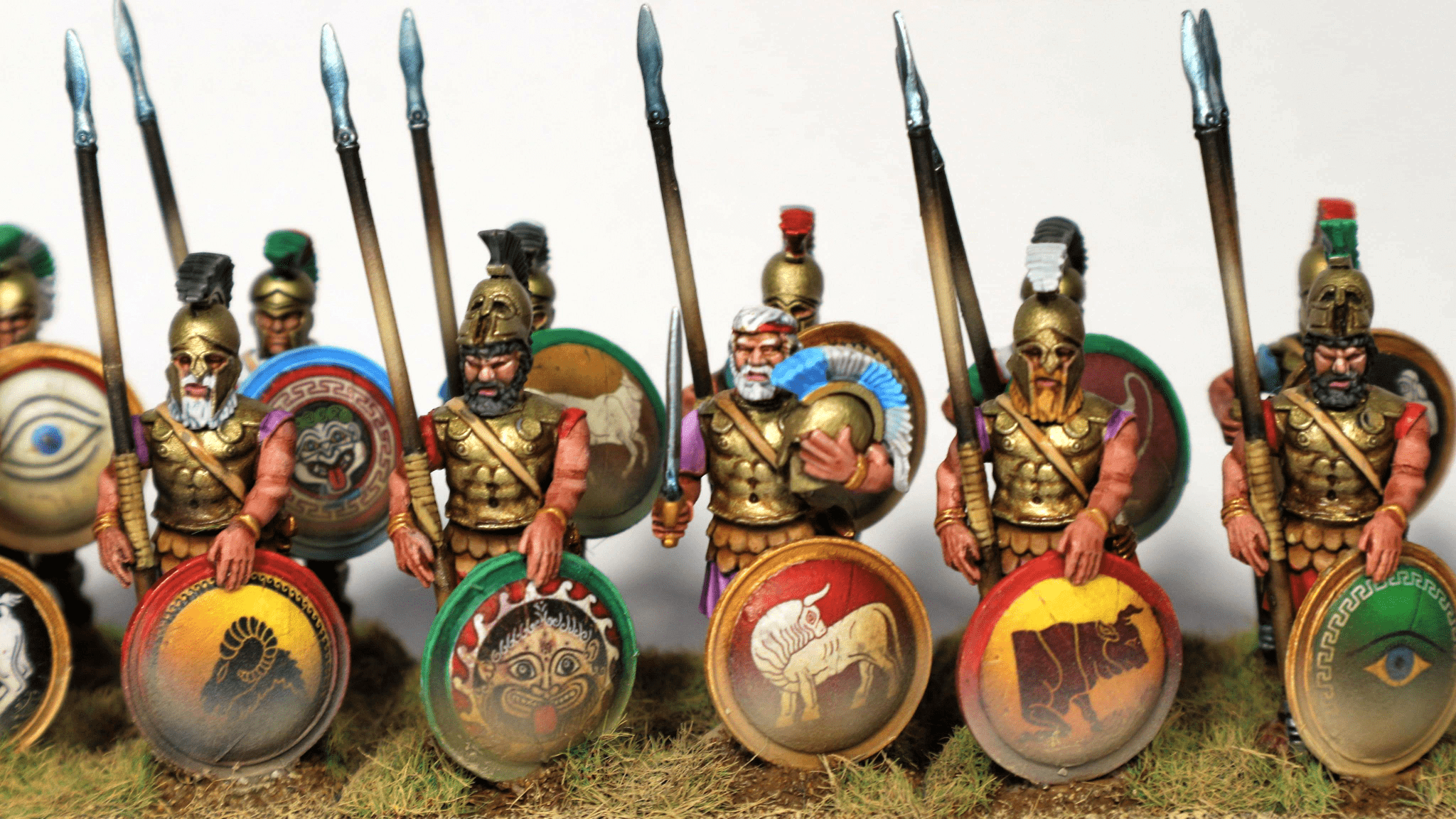 Ancient Greek Hoplites miniatures