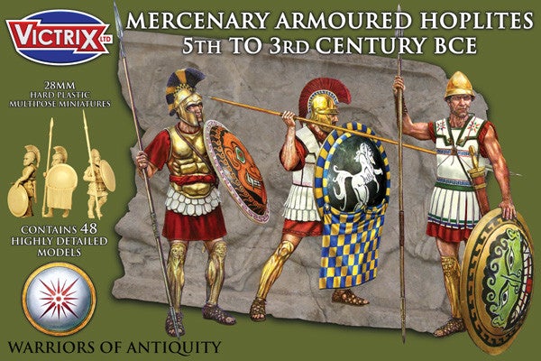 Hoplites blindés mercenaires du 5e au 3e siècle avant notre ère