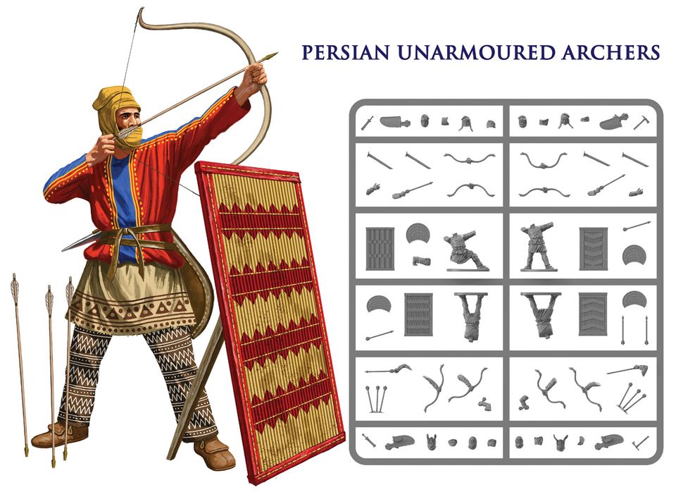 28mm Ancients - Persian Unarmoured Archers