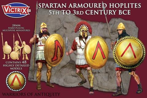 Spartan blindado Hoplitas quinto al 3 de siglo a la hora.