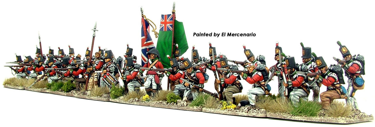 28mm Napoleonics - British Peninsular Infantry Centre Companies