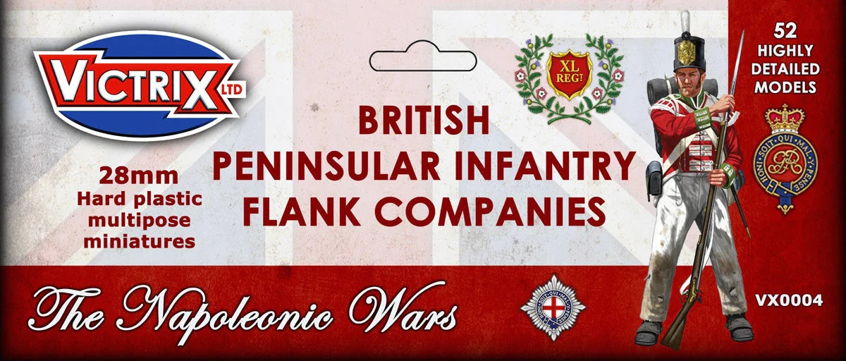 Flancos de infantería peninsular británica empresas