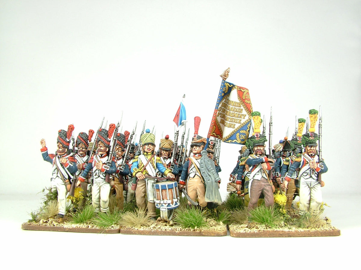 28mm Napoleonics - French Napoleonic Infantry 1807 - 1812