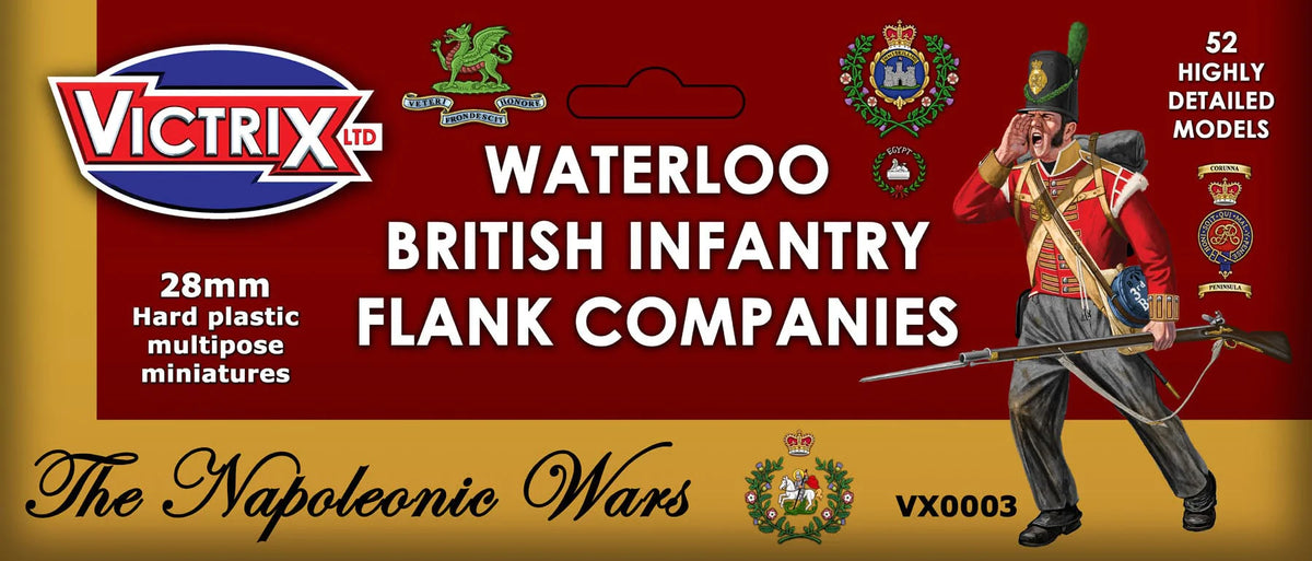 Waterloo British Infantería Flank Empresas