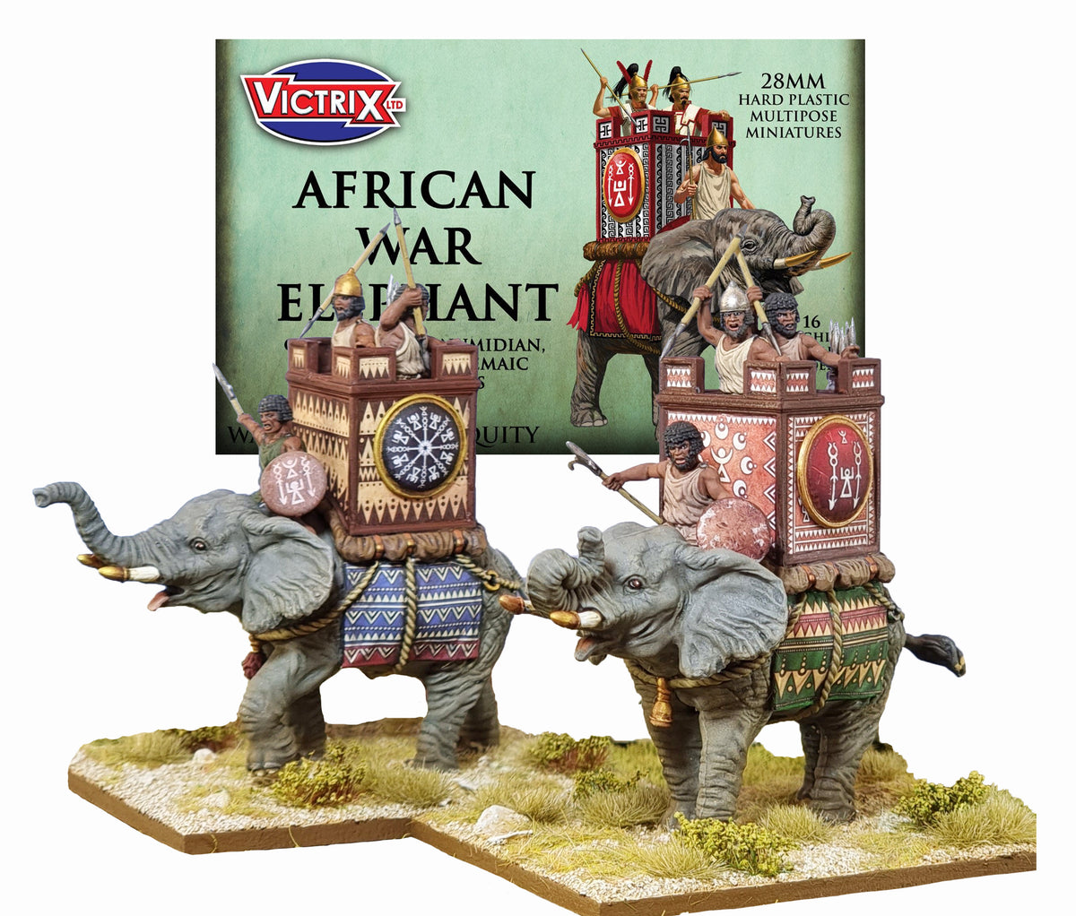 Éléphant de guerre d&#39;Afrique