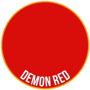 Демон красный - два тонких слоя