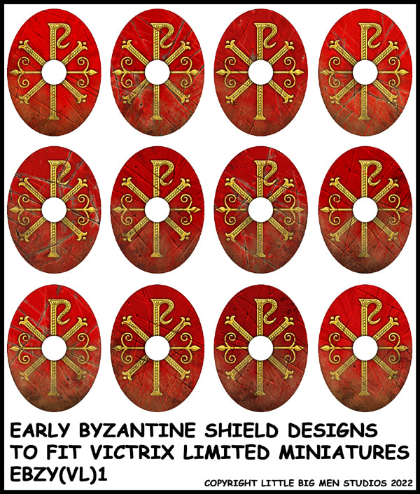 Conception du bouclier byzantin précoce 1