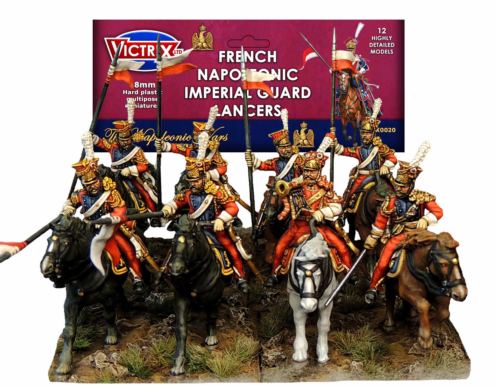 Perry Miniatures FN130 – Dragons Napoléoniens Français 1812-1815 – 13 Figurines 28 Mm – Maquette à Monter Et Peindre – Jeux D’Histoire