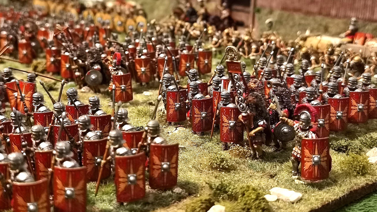 I primi legionari romani imperiali avanzano