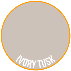 Tusk ivoire - deux couches minces