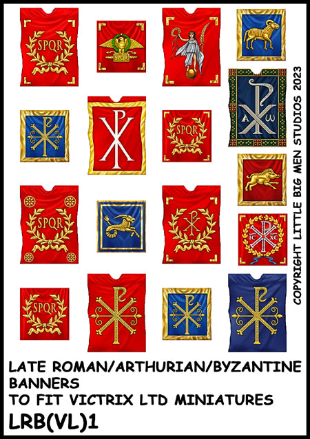 Feuille de bannière romaine tardive