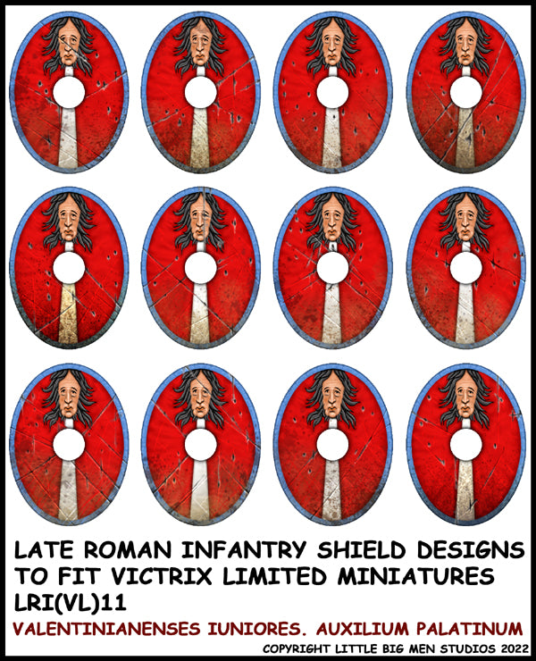 Conception du bouclier d&#39;infanterie romaine tardive 11