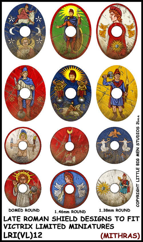 Diseños de escudo de infantería romana tardía 12