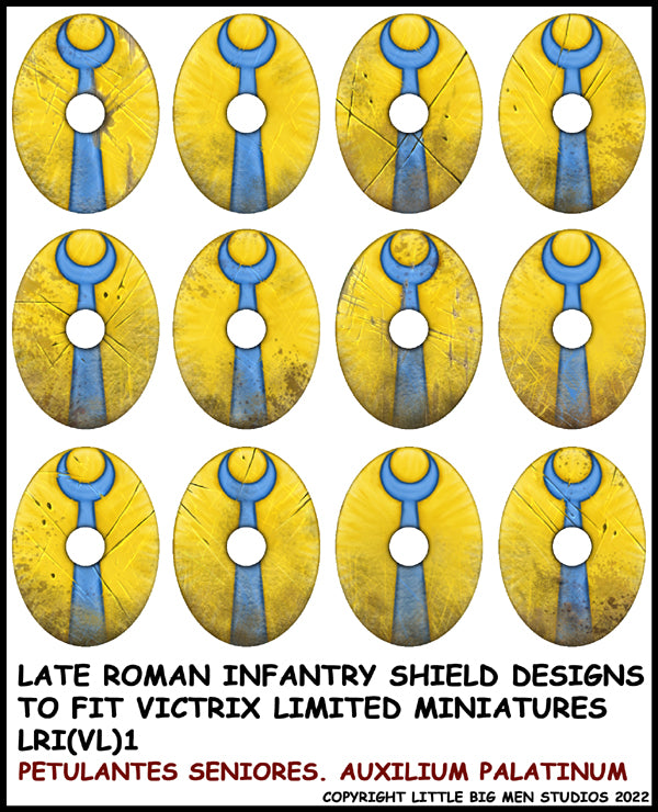 Disegni degli scudi della fanteria tardo romana 1