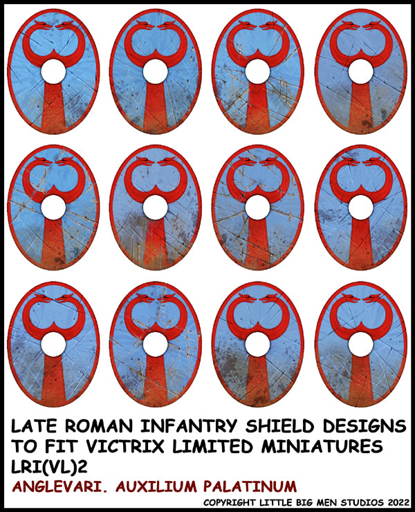 Disegni di scudi della fanteria tardo romana 2