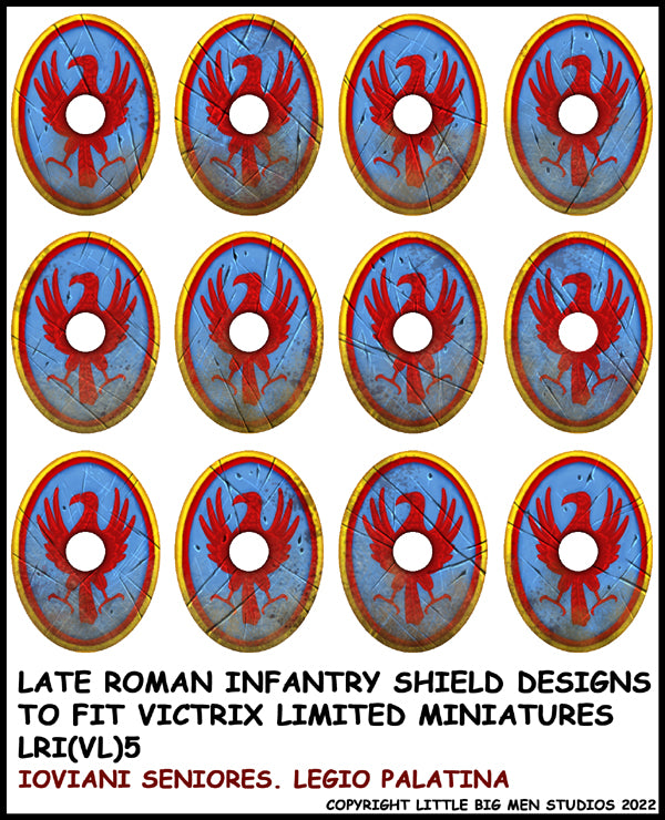 Disegni degli scudi della fanteria tardo romana 5