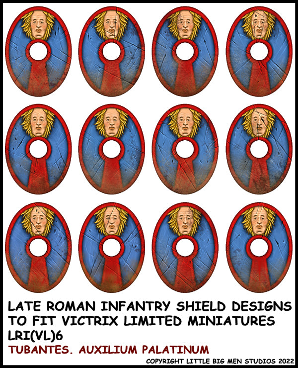 Disegni degli scudi della fanteria tardo romana 6