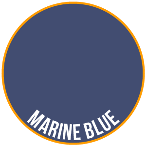 Marineblau – zwei dünne Schichten