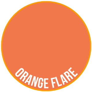Flare orange - deux couches minces