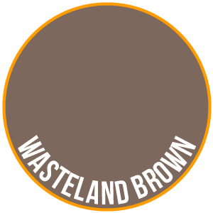 Wasteland Brown – Zwei dünne Schichten