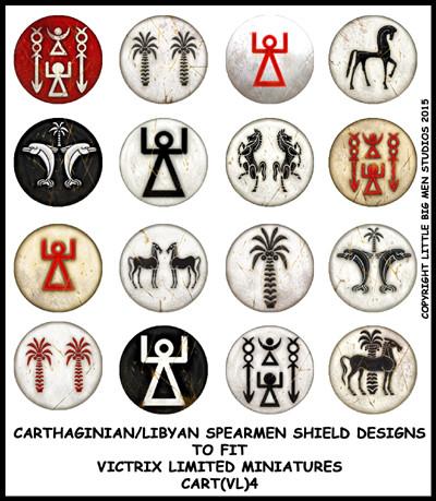 Disegni dello scudo cartaginese 4