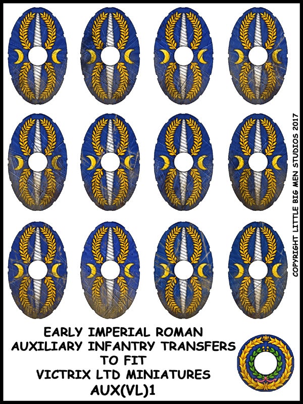 Trasferimenti degli scudi ausiliari della prima età imperiale romana 1