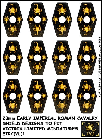 Ранняя Imperial Roman Cavalry Shield Transfer 1