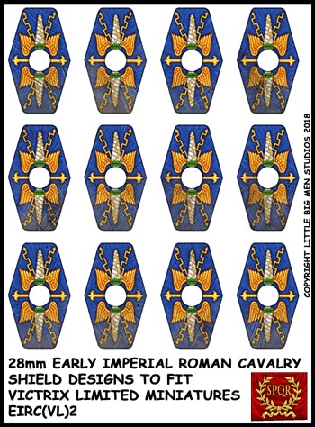 Transferencias de escudo de caballería romana imperial temprana 2