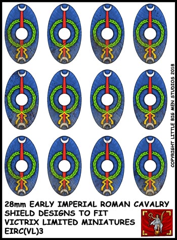 Transferencias de escudo de caballería romano imperial temprana 3