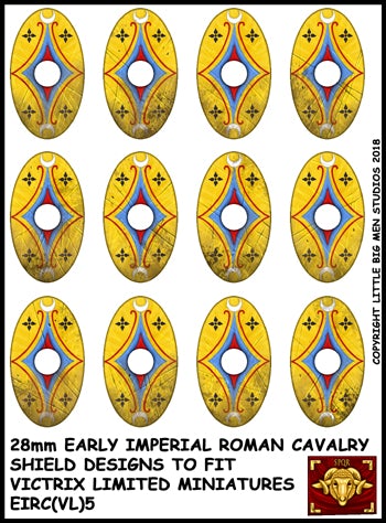 Transferencias de escudo de caballería romano imperial temprana 5