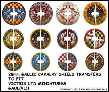Gallische Kavallerie-Schildübertragungen 1